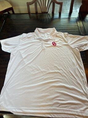 Men's OU XL polo antigua, university of oklahoma- boomer sooner